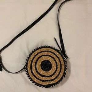 Rebecca Minkoff straw crossbody bag